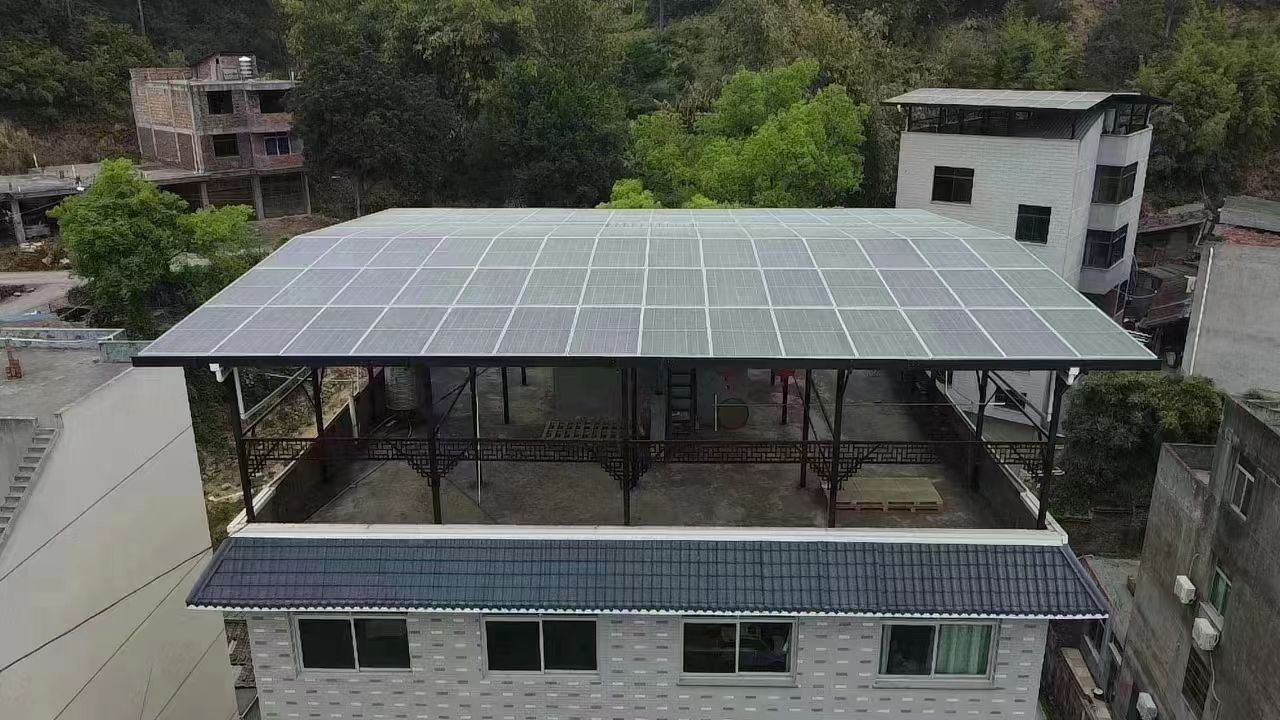 垦利15kw+10kwh自建别墅家庭光伏储能系统